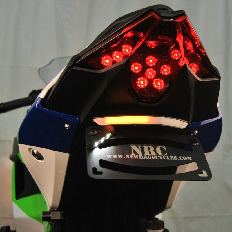 Kawasaki 500 Ninja Fender Eliminator - New Rage Cycles - Kit - Black - `24-`27
